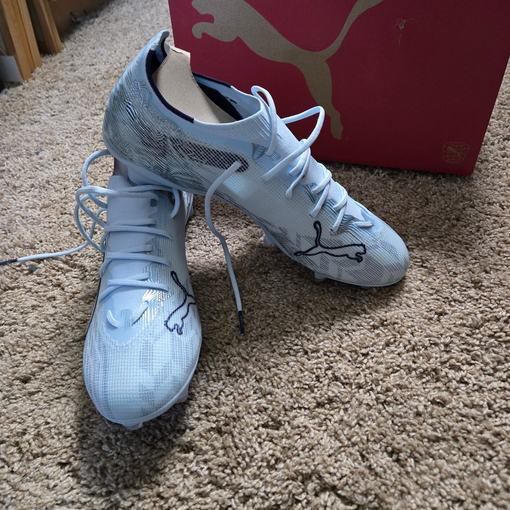 Puma Ultra 5 Pro FG/AG Men 10.5 Icy Blue new in box Soccer Cleats 108697-03